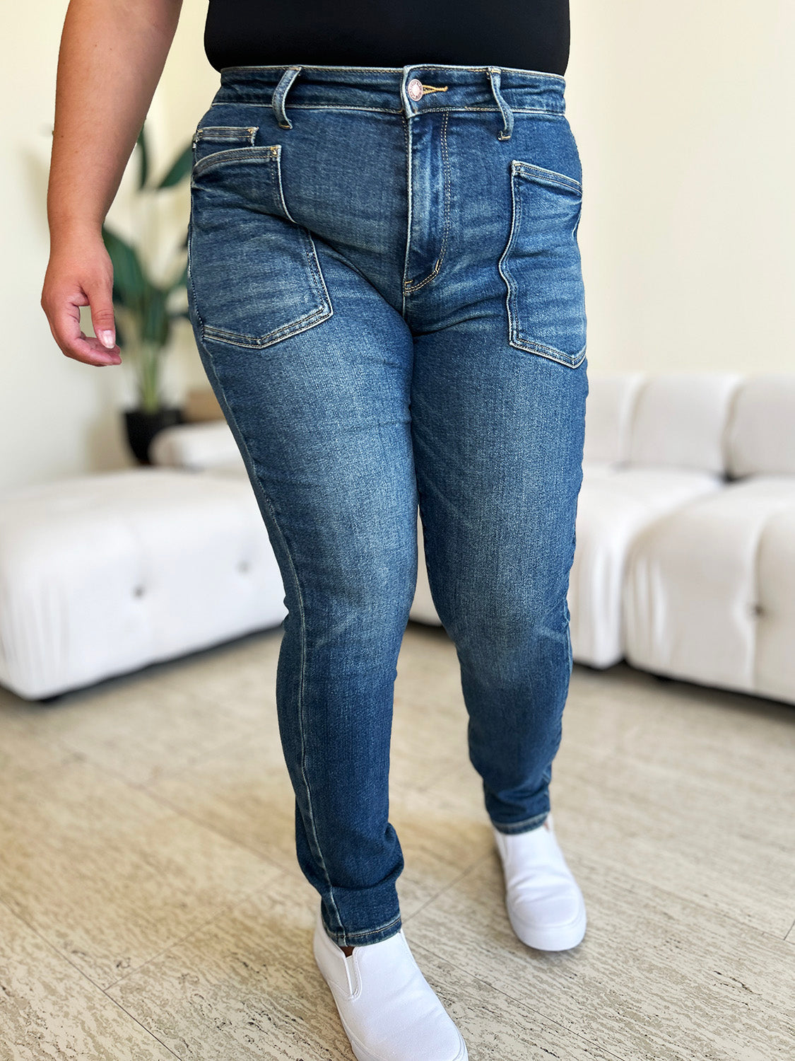 Judy Blue Full Size High Waist Skinny Jeans 