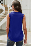 Eyelash Lace V-Neck Tank Top 