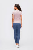 Millennia Round Neck Short Sleeve Active T-Shirt 