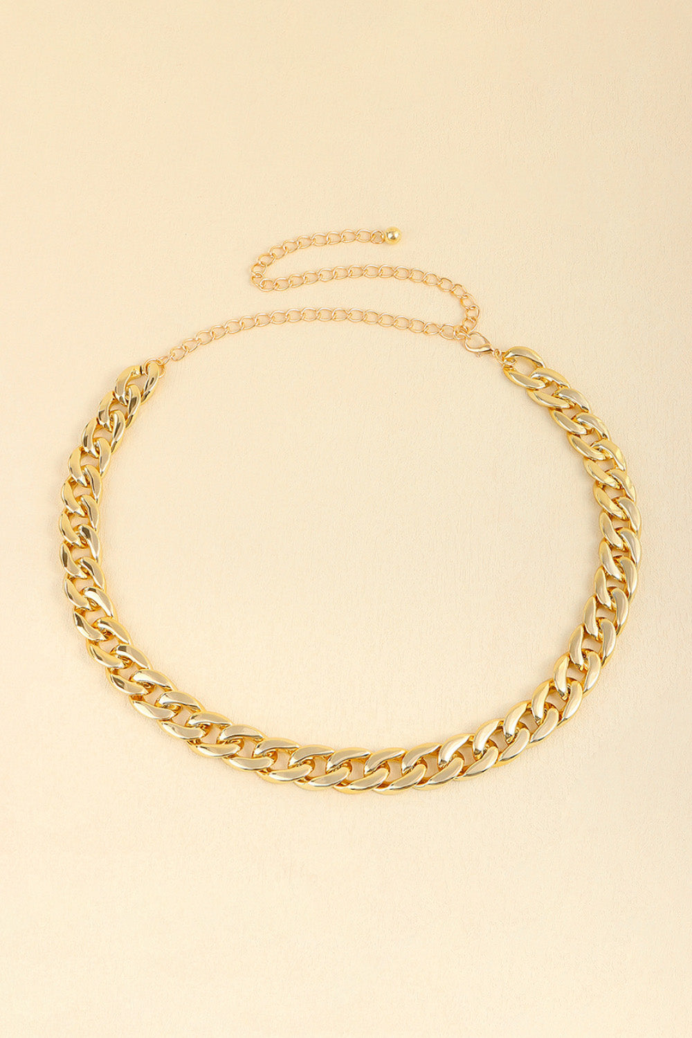 Adjustable Curb Chain Belt 