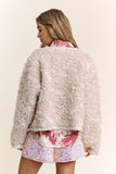 J.NNA Mixed Fabric Chic Jacket 