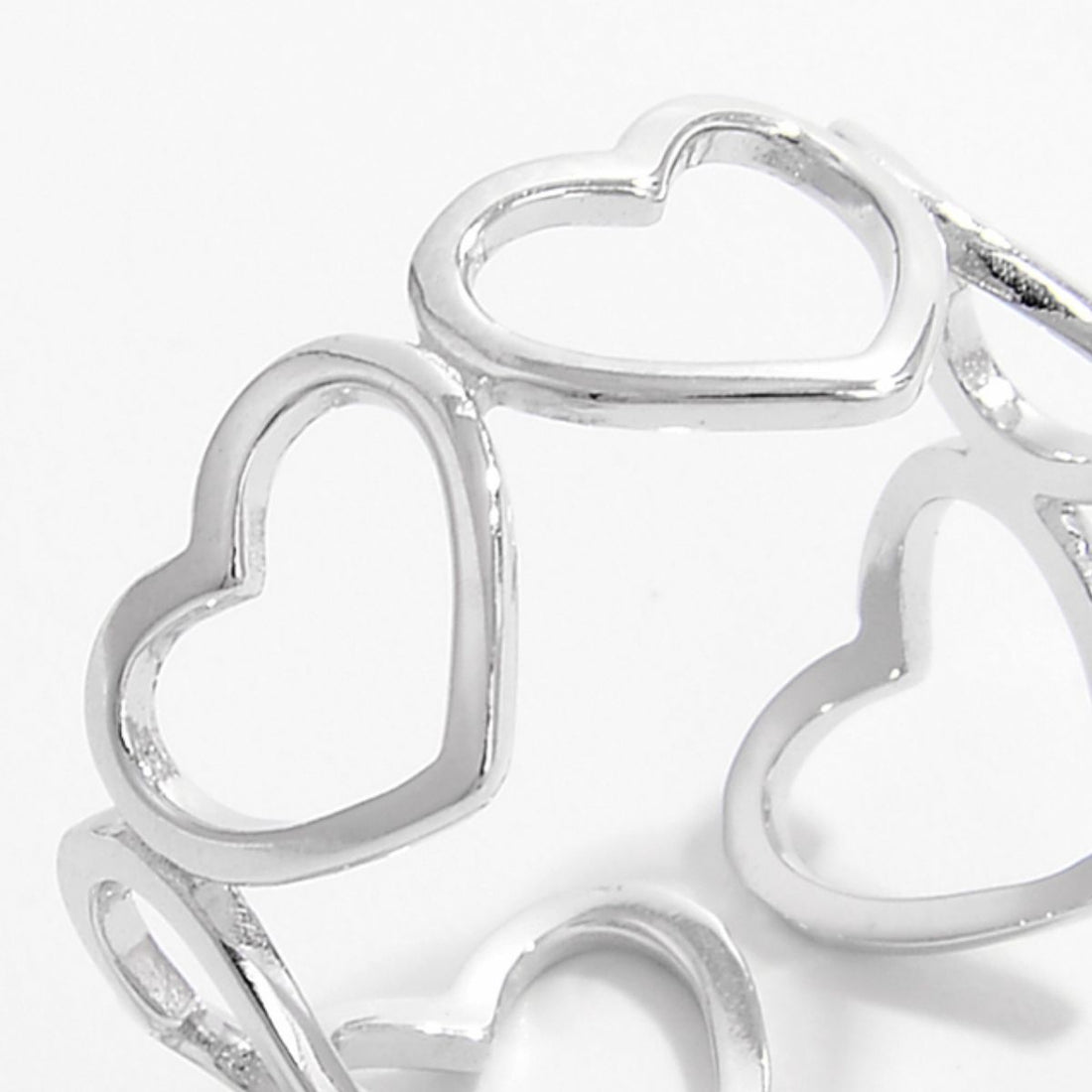 925 Sterling Silver Heart Ring 