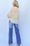 And The Why GRATEFUL Long Sleeve Knit Top 