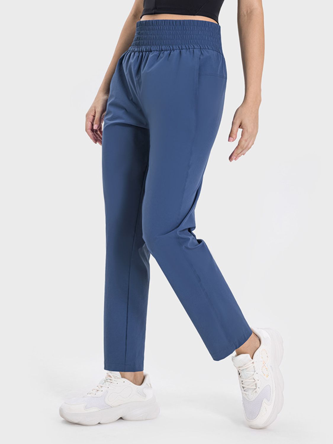 Millennia Pocketed High Waist Active Pants 