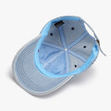 Distressed Cotton Baseball Cap 