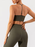 Spaghetti Strap Active Bra 
