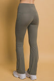 Love Tree High Waist Flare Active Leggings with Side Pockets 