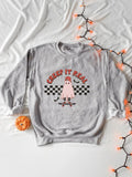 Plus Size Graphic Round Neck Long Sleeve Sweatshirt 
