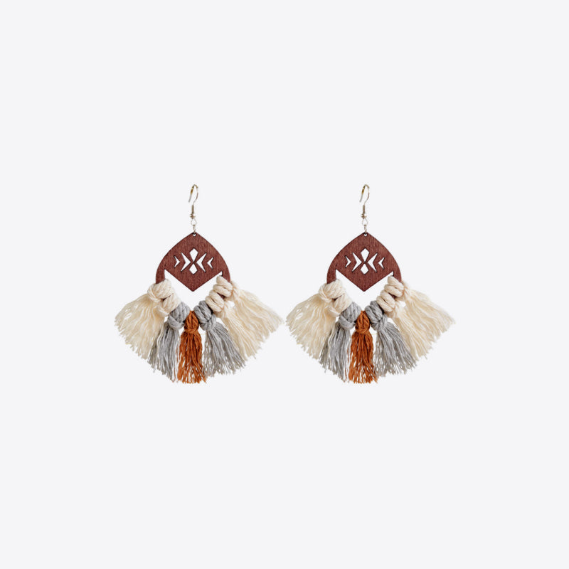 Tassel Detail Drop Earrings 