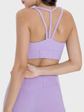 Millennia Square Neck Wide Strap Active Tank 