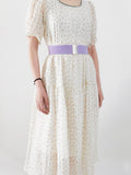 Alloy Buckle Elastic Belt 