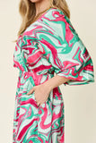 Double Take Full Size Half Sleeve Wide Leg Jumpsuit 
