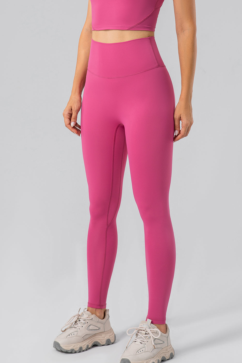 High Waist Wide Waistband Active Leggings 