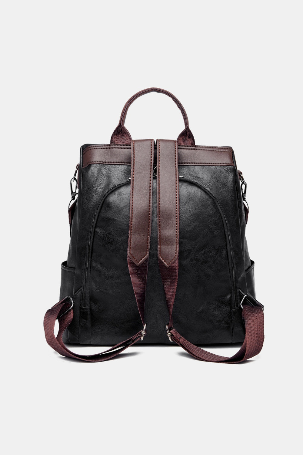 PU Leather Large Backpack Bag 